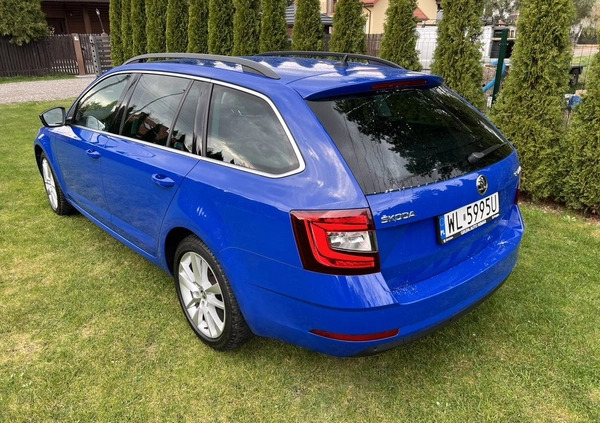 Skoda Octavia cena 75999 przebieg: 55000, rok produkcji 2019 z Warszawa małe 154